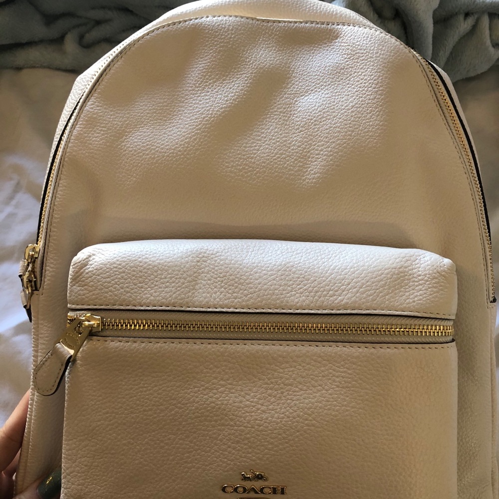 Coach backpack pale pink